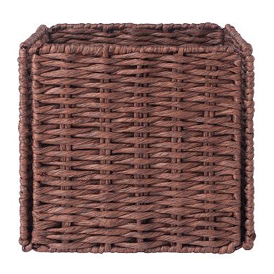 Winsome Wood Tessa 3-Pc Foldable Woven Rope Basket Set