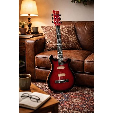 Ready Ace 30" Acoustic Guitar Sunburst Red