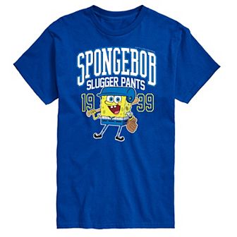 Big & Tall Nickelodeon SpongeBob Squarepants Slugger Graphic Tee