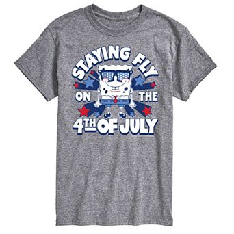 Big & Tall Nickelodeon Spongebob Squarepants 4th of July Graphic Tee
