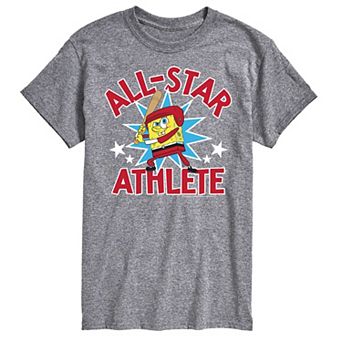 Big & Tall Nickelodeon Spongebob Squarepants All Star Graphic Tee