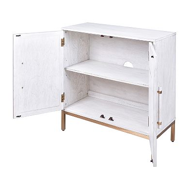 Hopper Studio Sophia Mochaccino 2-Door Storage Cabinet