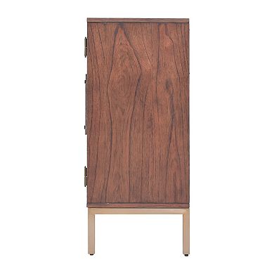 Hopper Studio Sophia Mochaccino 2-Door Storage Cabinet