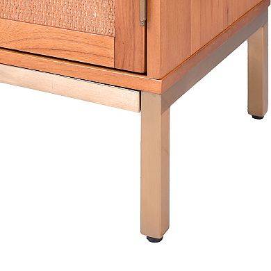 Hopper Studio Sophia Mochaccino 2-Door Storage Cabinet