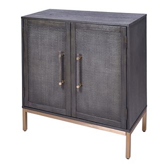 Hopper Studio Sophia Mochaccino 2-Door Storage Cabinet
