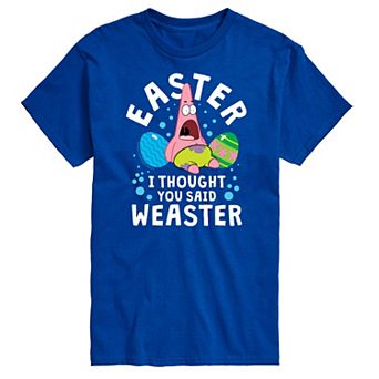 Big & Tall Nickelodeon Spongebob Squarepants Easter Weaster Graphic Tee