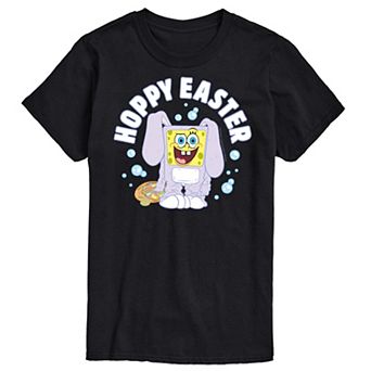 Big & Tall Nickelodeon Spongebob Squarepants Hoppy Easter Graphic Tee