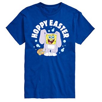 Big & Tall Nickelodeon Spongebob Squarepants Hoppy Easter Graphic Tee