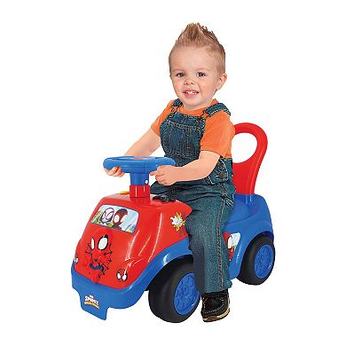 Marvel Spider-Man Light & Sound Activity Ride-On Vehicle By Trademark Global