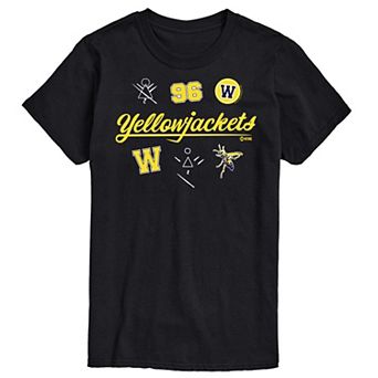 Big & Tall Yellowjackets Icons Graphic Tee