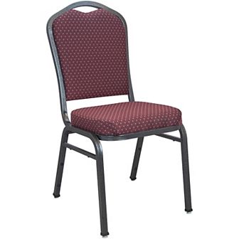 Emma and Oliver Premium Crown Back Banquet Chair