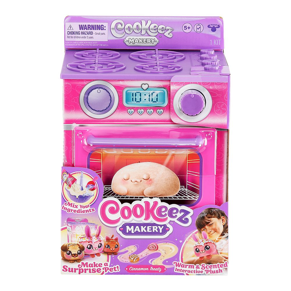 Cookeez Makery Mystery Plush Cinnamon Treatz Oven Playset