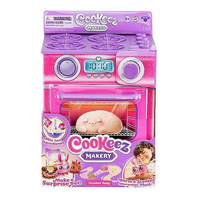 Cookeez Makery Mystery Plush Cinnamon Treatz Oven Playset