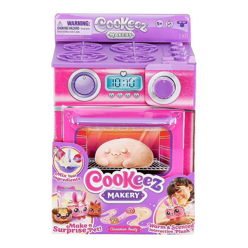 cozmez ☆DXセット☆ Cookeez Makery Mystery Plush Cinnamon Treatz Oven Playset