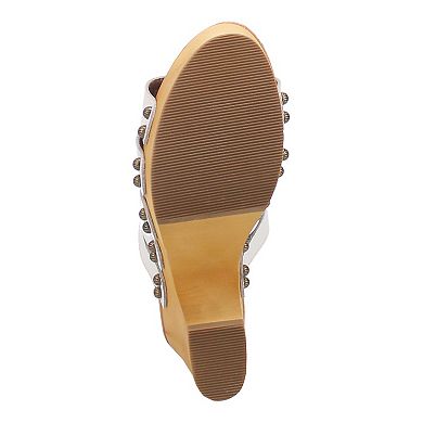 Dingo Dagwood Women's Leather Platform Sandals
