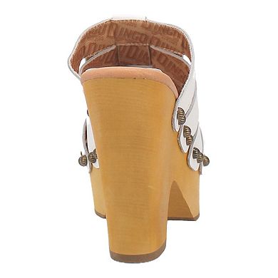 Dingo Dagwood Women's Leather Platform Sandals