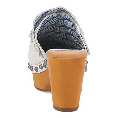 Dingo Deadwood Women's Leather Platform Clogs