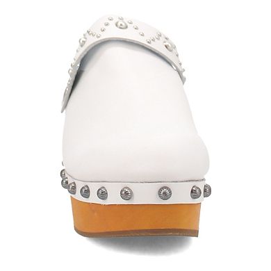 Dingo Deadwood Women's Leather Platform Clogs