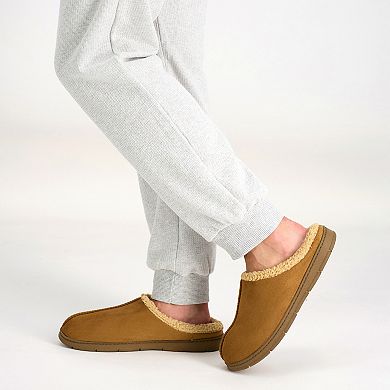 Wembley Men's Sherpa Lined Clog Slippers