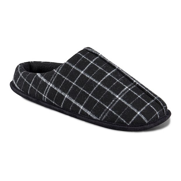 Wembley Men s Plaid Flannel Indoor Outdoor Clog Slippers