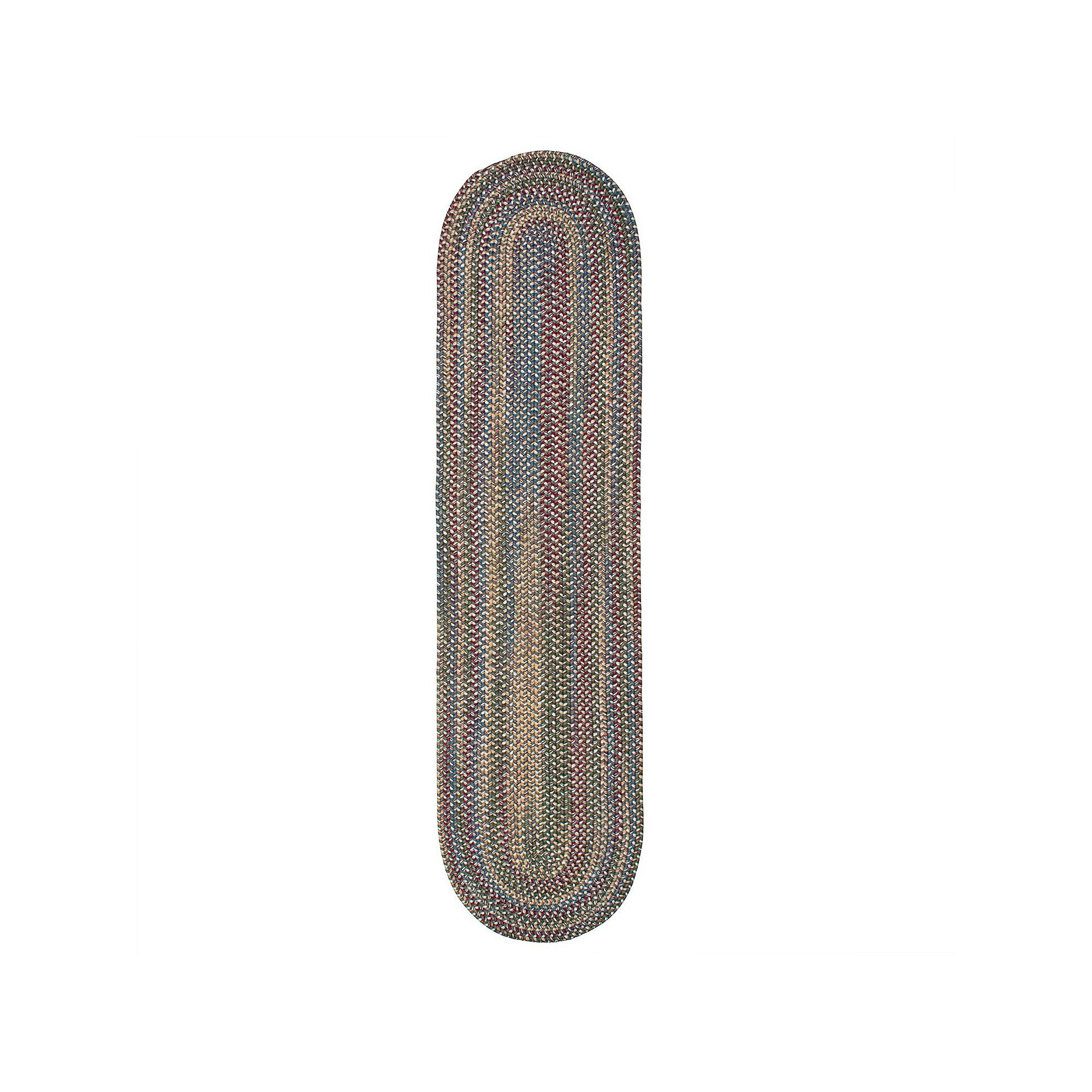 Colonial Mills Worley Braided Reversible Rug Runner, Gray