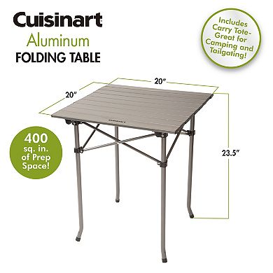 Cuisinart® Aluminum Folding Table