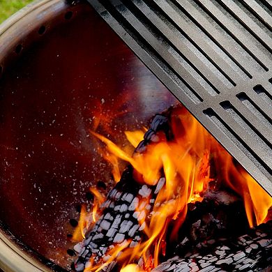 Cuisinart® Cleanburn Cast-Iron Fire Pit Griddle & Grill Top