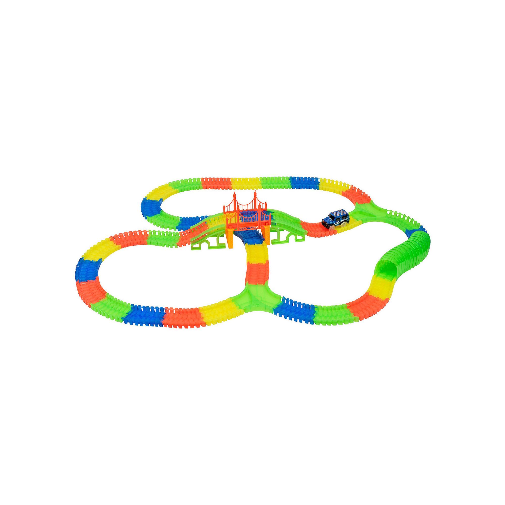 Gener8 315 Piece Glow in the Dark Track with Car, Multi