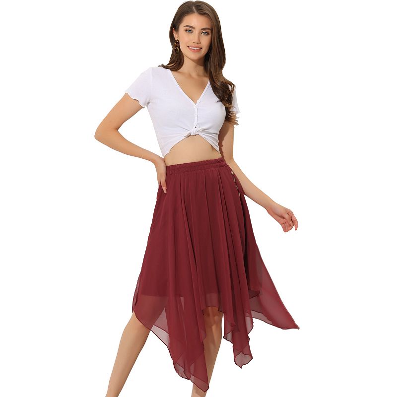 Kohls burgundy clearance skirt