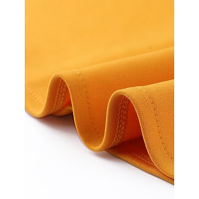 Women's Overall Pinafore Dress Button Decor Flared Suspender Skirt