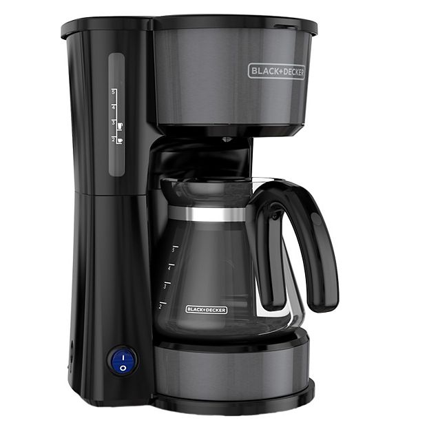 Black+decker - 4-in-1 5-Cup Coffeemaker - Black