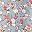 Blue Grey Floral