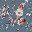 Dusty Blue Floral