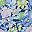 Navy Blue Floral