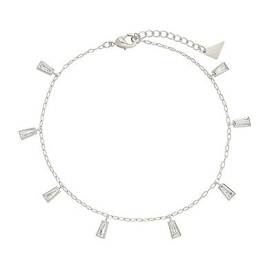 MC Collective Cubic Zirconia Dangle Anklet