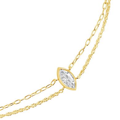 MC Collective Cubic Zirconia Pendant Bracelet