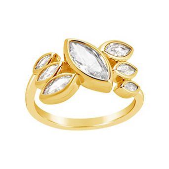 MC Collective Cubic Zirconia Cluster Ring