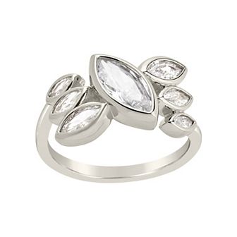 MC Collective Cubic Zirconia Cluster Ring