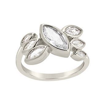 MC Collective Cubic Zirconia Cluster Ring