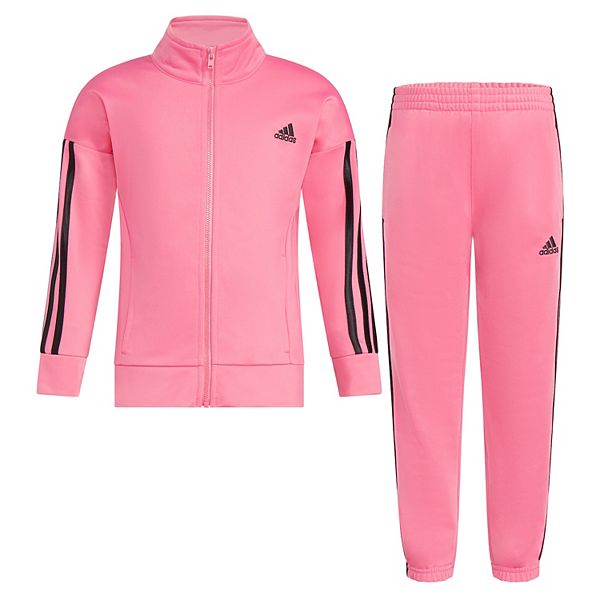 Baby & Toddler Girl adidas Essential Active Jacket & Pants Set