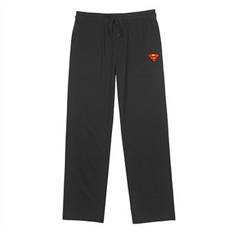Men's Superman Emblem Pajama Pants