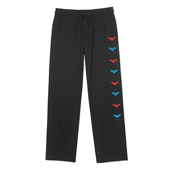 Men's Wonder Woman Vertical Emblems Pajama Pants