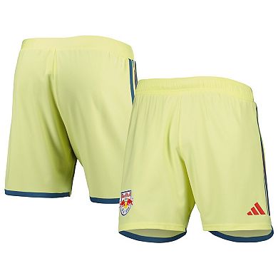 Men's adidas Yellow New York Red Bulls 2023 Away AEROREADY Authentic Shorts