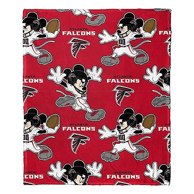 Northwest x Disney Atlanta Falcons Mickey Hugger Pillow & Silk Touch Throw Set