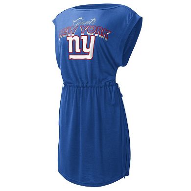 Women's G-III 4Her by Carl Banks Royal New York Giants G.O.A.T. Swimsuit Cover-Up