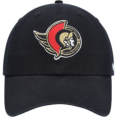 Men's '47  Black Ottawa Senators Clean Up Adjustable Hat