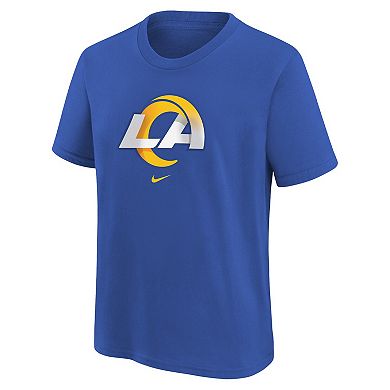 Preschool Nike Royal Los Angeles Rams Team Wordmark T-Shirt
