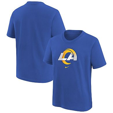 Preschool Nike Royal Los Angeles Rams Team Wordmark T-Shirt