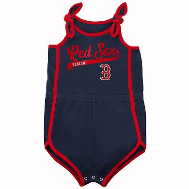 Toddler Navy Boston Red Sox Hit & Run Bodysuit