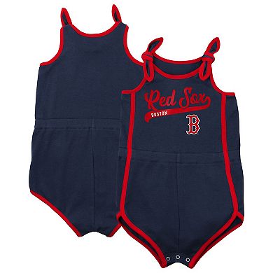 Toddler Navy Boston Red Sox Hit & Run Bodysuit